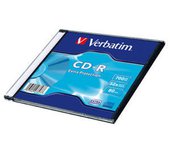 VERBATIM CD-R DL 700MB, 52 Extra Prot. Slim Box foto