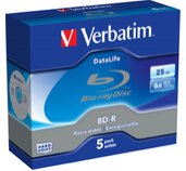 VERBATIM BD-R SL (6x, 25GB),NON-ID, 5ks/pack foto