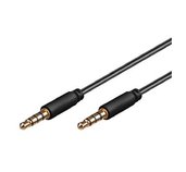 PremiumCord Kabel Jack 3.5mm 4 pinový M/M, 2m foto