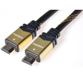 GOLD HDMI High Speed + Ethernet kabel, zlacené kon foto