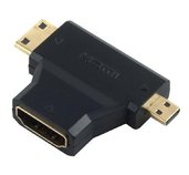 PremiumCord Adapter HDMI na miniHDMI - microHDMI foto