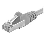 Premiumcord Patch kabel FTP, CAT6, AWG26, 15m,šedá foto