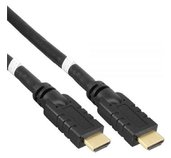 PremiumCord HDMI 4K/60Hz, ethernet, se zesilovače, 3x stíněná, 10m foto