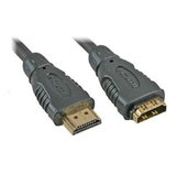 PremiumCord prodlužovací kabel HDMI, M/F, 1m foto