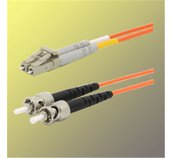 Optický patchkabel duplexní, LC-ST 9/125um SM, 7m foto