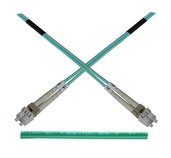 Optický patch kabel duplex LC-LC 50/125 MM 0,5m OM3 foto