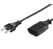 PremiumCord Kabel síťový prodlužovací dvojvidlice 230V 2m foto