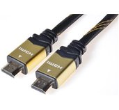 PremiumCord GOLD HDMI + Ethernet kabel, zlac., 5m foto