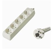 Prodlužovací přívod 230V, 10m, 5 zásuvek foto