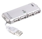 PremiumCord USB 2.0 HUB 4-portový bez napájení foto