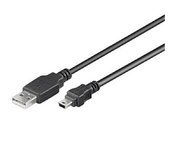 PremiumCord Kabel USB 2.0, A-B mini, 5pinů, 5m foto