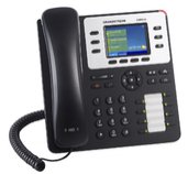 Grandstream GXP2130, 2,8” LCD bar. displej, 3 SIP účty, 4 prog. tl., 8 BLF, BT, dual Gbit port, PoE foto