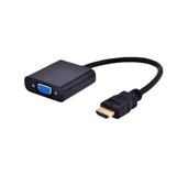 Gembird Adapter HDMI-A - VGA (M/F), černý foto