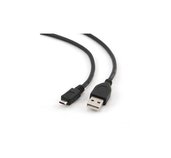 GEMBIRD kabel USB2.0 - microUSB, 3m, černý foto