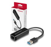 AXAGON ADE-SR, USB3.0 Type-A - externí Gigabit Ethernet adapter, auto install foto