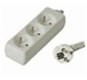 Prodlužovací přívod 230V, 3m, 3 zásuvky foto