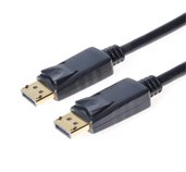 PremiumCord DisplayPort 1.2 přípojný kabel M/M, zlacené konektory, 3m foto