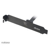 AKASA - USB 3.1 gen 2 Typ C PCI záslepka foto