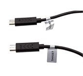 PremiumCord USB 2.0 kabel na propojení dvou chytrých telefonů, microUSB B(M)- microUSB B(M),0,3m,OTG foto