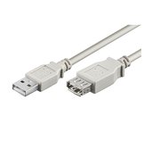 PremiumCord USB 2.0 kabel prodlužovací, A-A, 20cm foto