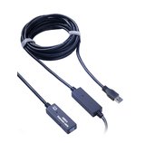 PremiumCord USB 3.0 repeater a prodlužovací kabel A/M-A/F  10m foto