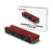 AXAGON CLR-M2, hliníkový pasívní chladič pro M.2 2280 SSD foto