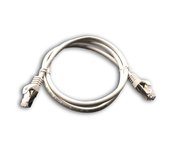 DATACOM Patch cord S/FTP CAT6A 1m šedý foto