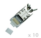 DATACOM konektor RJ45 STP CAT7(6A) 8p8c drát(10ks) foto