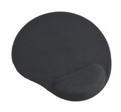 GEMBIRD podložka pod myš s podporou pro zápěstí, černá foto
