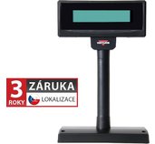 7” LCD barevný zákaznický displej Virtuos SD700F, USB, černý foto