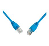 Patch kabel CAT5E SFTP PVC 0,5m modrý foto