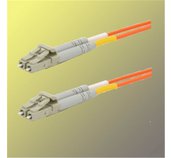 Optický patchkabel duplexní, LC-LC 9/125um SM, 15m foto