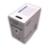 DATACOM FTP drát CAT5E  PVC,Eca 305m bílý foto