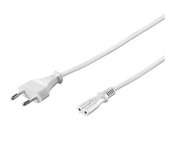 PremiumCord Kabel síťový 230V k magnetofonu 3m, bílý foto