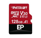 128GB microSDXC Patriot V30 A1, class 10 U3 100/80MB/s + adapter foto
