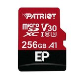256GB microSDXC Patriot V30 A1, class 10 U3 100/80MB/s + adapter foto