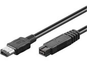PremiumCord FireWire 800 kabel,1,8m,  9pin-6pin foto