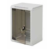 10” rack jednodílný 9U/260 TRITON šedý plech.dveře foto