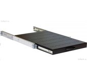 19” výsuv.polička 650mm plnovýsuv,nosn.45kg černá foto