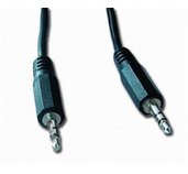 Kabel přípojný jack 3,5mm M/M, 1,2m, audio foto