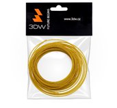 3DW - ABS filament 1,75mm zlatá,10m, tisk 200-230°C foto