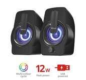 repro TRUST Gemi RGB 2.0 Speaker Set - black foto