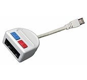Rozdvojka počítač (10BaseT)/telefon 2 x RJ45 foto