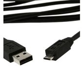 USB Kabel A Male/Micro B Male 2.0 Black HQ 1,8m foto