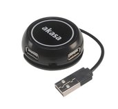 AKASA USB hub 2.0 Connect4C 4-IN-1 foto