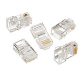 GEMBIRD Modular plug 8P8C for CAT5, UTP, 100 pcs foto