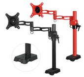 ARCTIC Z1 red - single monitor arm with USB Hub in foto