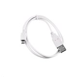 Kabel C-TECH USB 2.0 AM/Micro, 1m, bílý foto