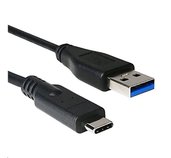 Kabel C-TECH USB 3.0 AM na Type-C kabel (AM/CM), 1m, černý foto