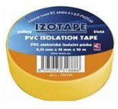 PremiumCord Izolační páska PVC 15/10 žlutá foto